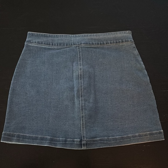 Classic Blue Denim Mini Skirt - Picture 2 of 5